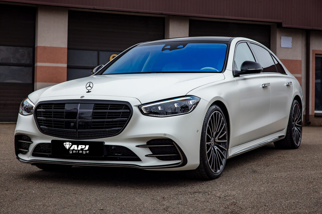 Galeria 36 Mercedes front zabezpieczony folia ppf reszta elastomerem