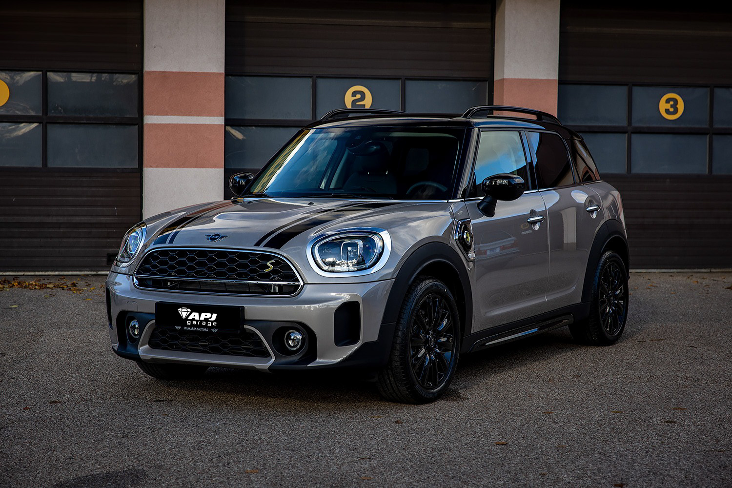 Powłoki elastomerowe 5 Mini Countryman zabezpieczony elastomerem front folia ppf