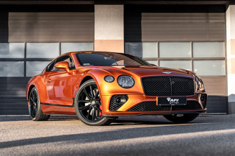 Bentley Continental wymiana folii PPF po stłuczce